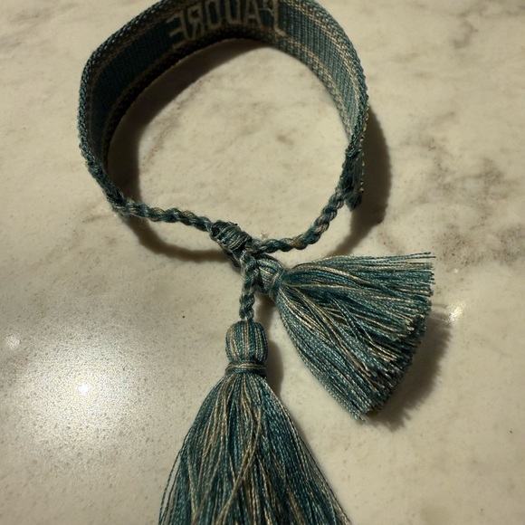 Dior J'Adore Bracelet with Cream and Green Accents - Picture 5 of 8